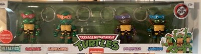 Teenage Mutant Ninja Turtles Metalfigs 2.5" Die-Cast Keychain 4-Pack GameStop - Image 1 of 3
