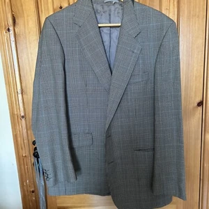Magee Mens Delta T2  Jacket Blazer Black Check 100%Wool Size 40R Excellent Cond. - Picture 1 of 12