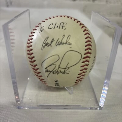 Reds Legend Barry Larkin Cincinnati Reds Autographed Signed Rawlings Baseball - Image 1 of 4