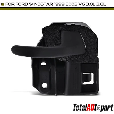 Manija de puerta interior negra para Ford Windstar 1999-2003 pasajero delantero lado derecho Foto 1 de 4