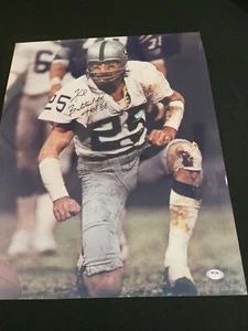 Fred Biletnikoff Oakland Raiders Signed 16x20 Photo Beckett - Picture 1 of 3