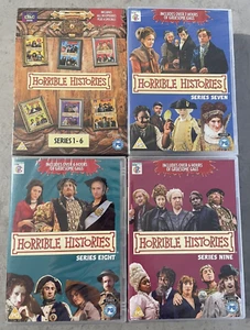 HORRIBLE HISTORIES Complete Series Season 1+2+3+4+5+6+7+8+9 New DVD 23 Disc Set - Picture 1 of 2