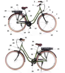 SFM / Sachs Hinterradschutz Classic Plus coffee glan LH 45 ZX331co CLASSIC PLUS - Picture 1 of 1