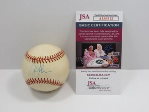 ORLANDO CABRERA RAWLINGS FIRMADO Oficial de la Liga Americana BÉISBOL Medias Rojas JSA - Imagen 1 de 5