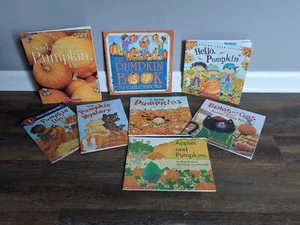 Set of 8 Pumpkin Children's Paperback Books Fiction & Nonfiction Bundle - Picture 1 of 9