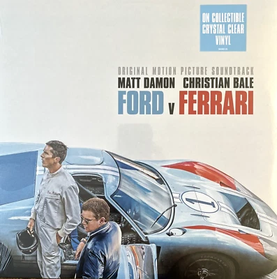 Ford v Ferrari - Original Motion Picture Soundtrack LP Record Clear Vinyl SEALED - Image 1 of 4