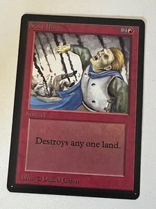 Magic the Gathering MTG Beta Stone Rain LP+ (Beta Bob) - Picture 1 of 2