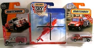 Matchbox Wildland Fire Forest Service Helicopter S-92 Engine Tanker Truck Lot - Bild 1 von 3