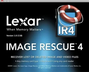 Lexar Image Rescue 4 mit Seriennummer Wiederherstellung verlorener oder gelöschter Bilder und Videos - Bild 1 von 1