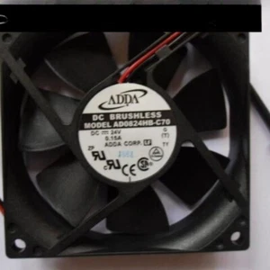 1PCS ADDA AD0824HB-C70 FAN 24VDC 0.24A 2.88W 80*80*20MM 2Pin Fast Shipping - Picture 1 of 1
