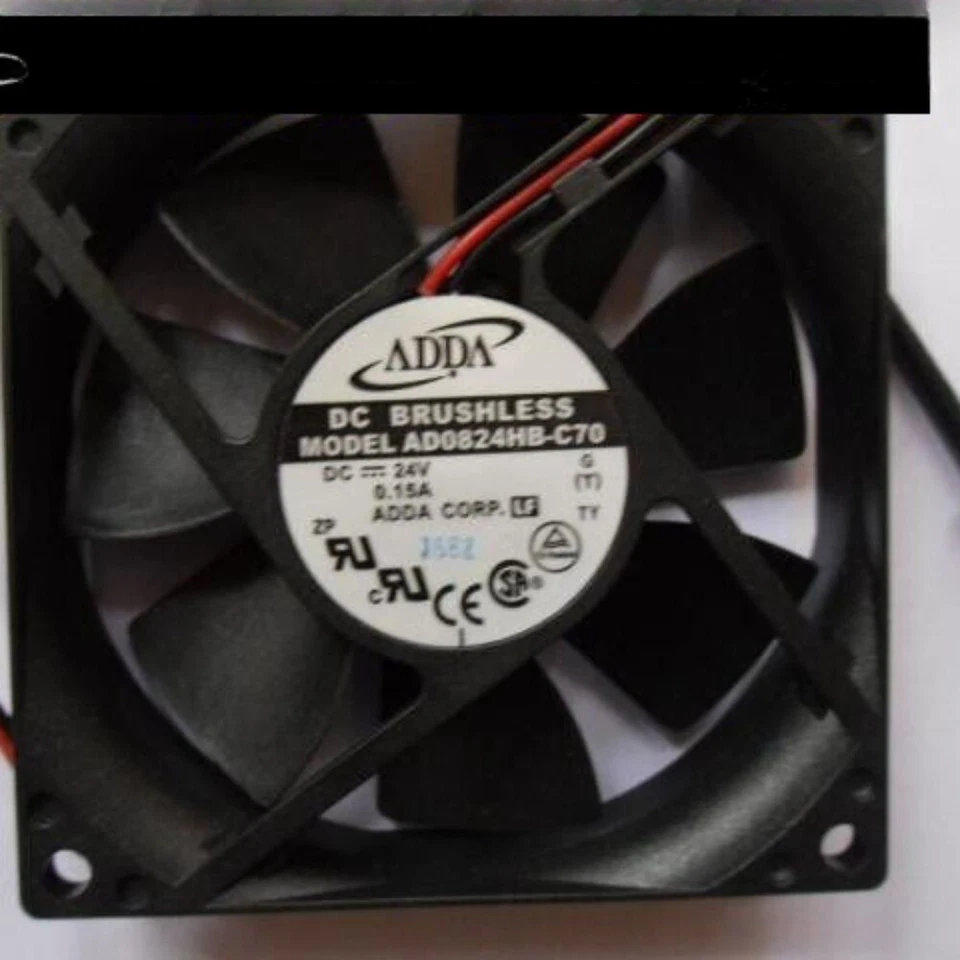 1PCS ADDA AD0824HB-C70 FAN 24VDC 0.24A 2.88W 80*80*20MM 2Pin Fast Shipping - Image 1 of 1