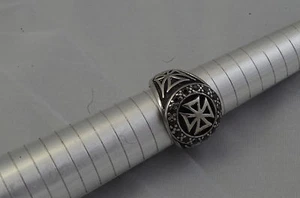 Bague En Acier Inoxydable Croix Biker Gothique Pour Femmes - Imagen 1 de 6
