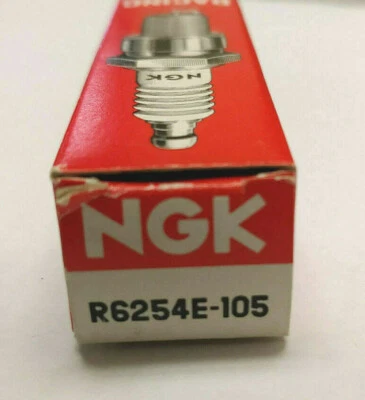 NEW - NGK RACING SPARK PLUG R6254E-105 - FITS KAWASAKI 1990-1991 KX125H1/H2 Foto 1 de 4