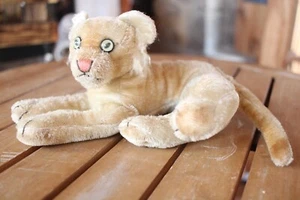 Vintage 1950s Steiff Mohair 9.5" Lion - Picture 1 of 7