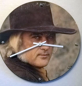Charlie rich Album Clock 11.5" round battery operated - Bild 1 von 7