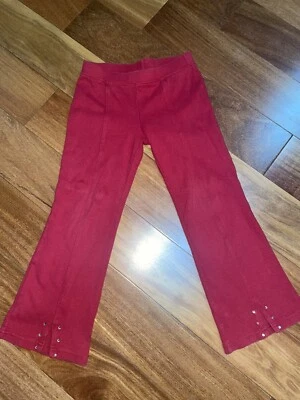 Pantalones GYMBOREE "Cozy Cutie" Diamante Rojo Talla 6 Foto 1 de 3
