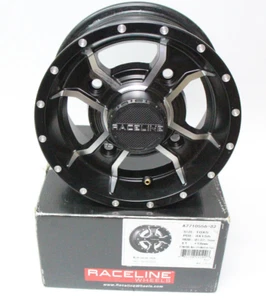 Raceline wheels A77 Mamba Matte Black With Machined Face 10X5 4X156 A7710556-32 - Picture 1 of 8