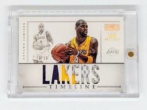 2012-13 National Treasures Timeline Team Nicknames Prime #6 Antawn Jamison /10