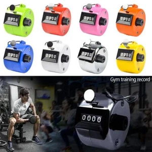 Mechanical Hand Tally Number Counter Click Clicker 1X Manual Digit Co D4P7 - Picture 1 of 18