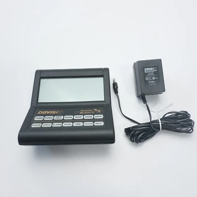 Davis Instruments Weather Monitor II  7440 Home Weather Station Display w Power - Image 1 of 4
