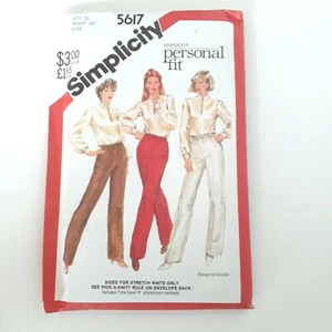VTG 1982 Sewing Pattern, Simplicity 5617 Womens Retro Pant, Sz 20, Uncut - Picture 1 of 3