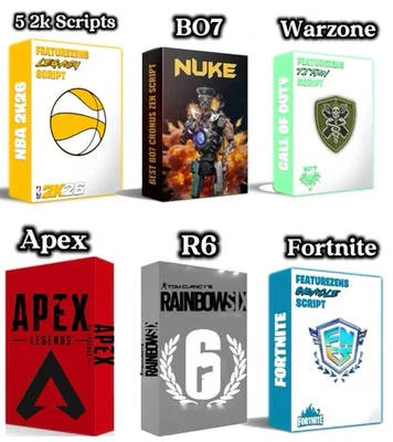 |NBA 2k26 Scripts And |BO7|R6|Fort|Apex legends|Warzone|5 2k Scripts|🔥11 PACK🔥 - Image 1 of 4
