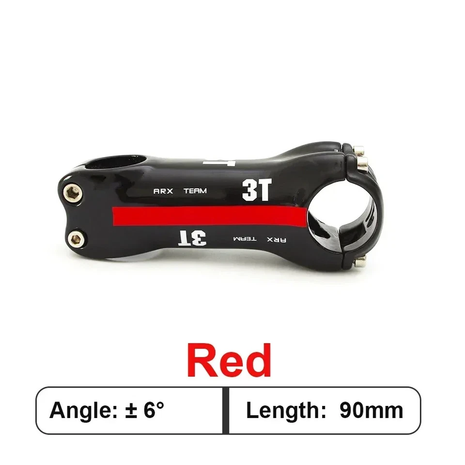 Road Bicycle Carbon Fiber Stem Angle 6° 17° Degree/Steerer 28.6mm Diameter  - Image 1 of 4