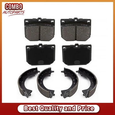 Front Brake Pads Rear Brake Shoes for 1974 Toyota Corona 2.0L - Image 1 of 4