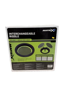 MATCH COARSE FISHING TACKLE - MATRIX INTERCHANGEABLE RIDDLE + MEDIUM 4mm MESH - Picture 1 of 4