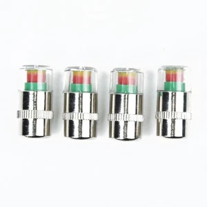 4 Pack Stainless Steel Tire Monitoring for Car PSI Level Range 28 to 36 - Picture 1 of 12