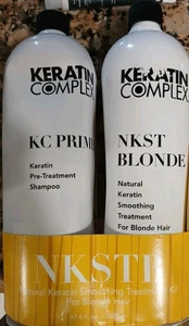 KERATIN COMPLEX NKST CHAMPÚ RUBIO Y TRATAMIENTO SUAVIZANTE 33,8 fl oz ea - NUEVO - Imagen 1 de 2