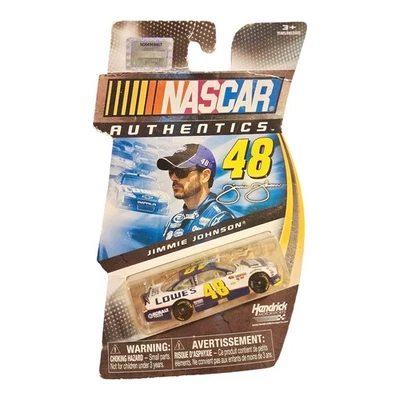 2011 Jimmie Johnson #48 Lowe’s 1/64 NASCAR Authentics Diecast NEW ON CARD - Image 1 of 4