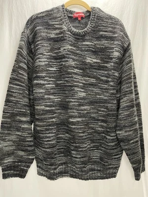 Свитер Supreme New York черный серый размер XL акриловый нейлон - Изображение 1 из 4