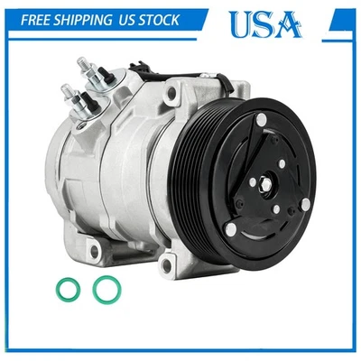 Compresor de aire acondicionado con embrague 178313 para Dodge Ram 3500 2014 Ram 1500 2010 3,6 TL Foto 1 de 4