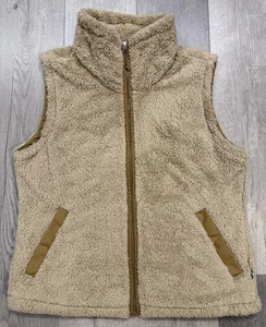 Chaleco polar peludo beige tostado The North Face para mujer - grande - Imagen 1 de 5