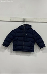 Polo Ralph Lauren Unisex Baby & Toddler Navy Hooded Puffer Jacket Size 3T - Picture 1 of 6