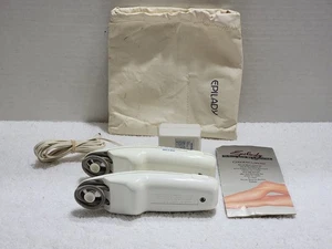 2 VINTAGE MEPRO EPILADY ME 800-10 + TRIO COIL HAIR REMOVERS EPILATORS 1 ADAPTER - Picture 1 of 8