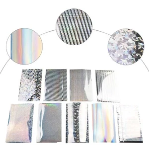 18pcs 20x10cm Flasher/Dodger/Lure Reflective Holographic Fishing Lure Tape - Picture 1 of 21