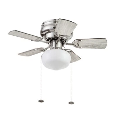 Prominence Home 51656-01 Hero Ceiling Fan 28 inch Q Brushed Nickel - Image 1 of 4