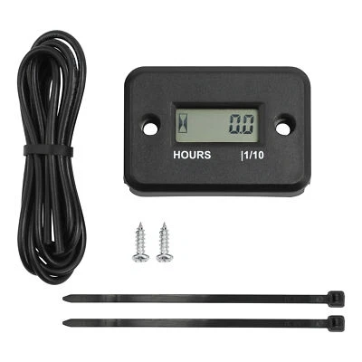 Waterproof  Hour Meter for Motorcycle ATV Snowmobile Marine Boat Dirt Quad Bike - Image 1 of 4