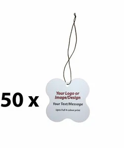 50 x Butterfly Custom Hang / Swing / Gift Tags - Picture 1 of 6
