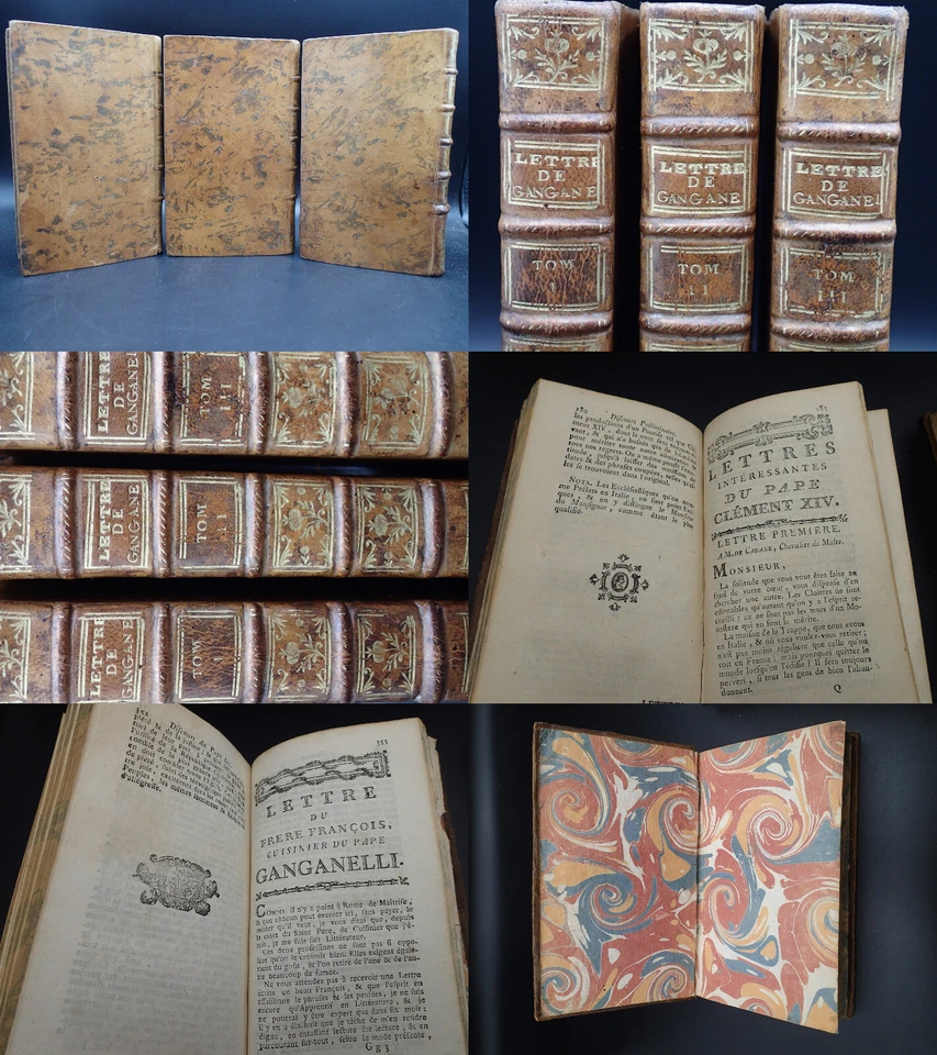 1777 LETTRES DU PAPE CLEMENT XIV GANGANELLI Histoire Politique Royauté Chrétien - Photo 1/4