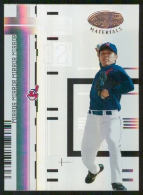 2005 Leaf Certified Materials Mirror White Kazuhito Tadano #68 Indians - Image 1 of 2