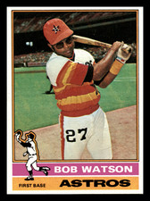 1976 Topps Bob Watson  Houston Astros #20 EX-MINT Baseball Card