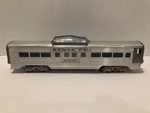 S01: AMT American Model Toys O Gauge Aluminum Santa Fe Buena Vista Dome Car 14" - Picture 1 of 10