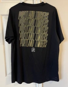Adidas Mens Creator Tee MLS Portland Timbers Soccer T-Shirt Black Size XL - Picture 1 of 6