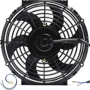 VENTILADOR ENFRIADOR RADIADOR ELÉCTRICO 10-11 PULGADAS MOTOR GRANDE 130W EXTRACTOR DE EMPUJADOR DE AIRE DE 12 VOLTIOS - Imagen 1 de 7