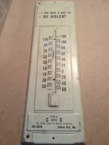 Insegna Termometro Vintage, No Termometro Reale, Solo Insegna Metallo - Foto 1 di 12