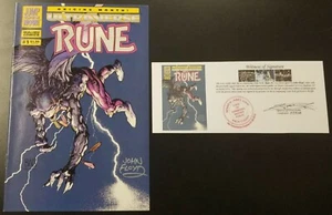 Rune (1994) #2 SIGNED by John Floyd with Notarized Witness of Signature - Picture 1 of 22
