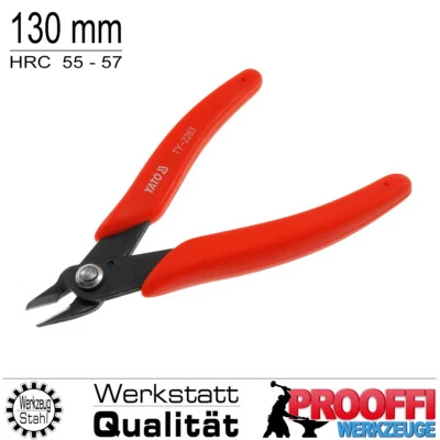 Feinmechaniker Seitenschneider Elektroniker Kabel Schneider Knipser Zange 130mm